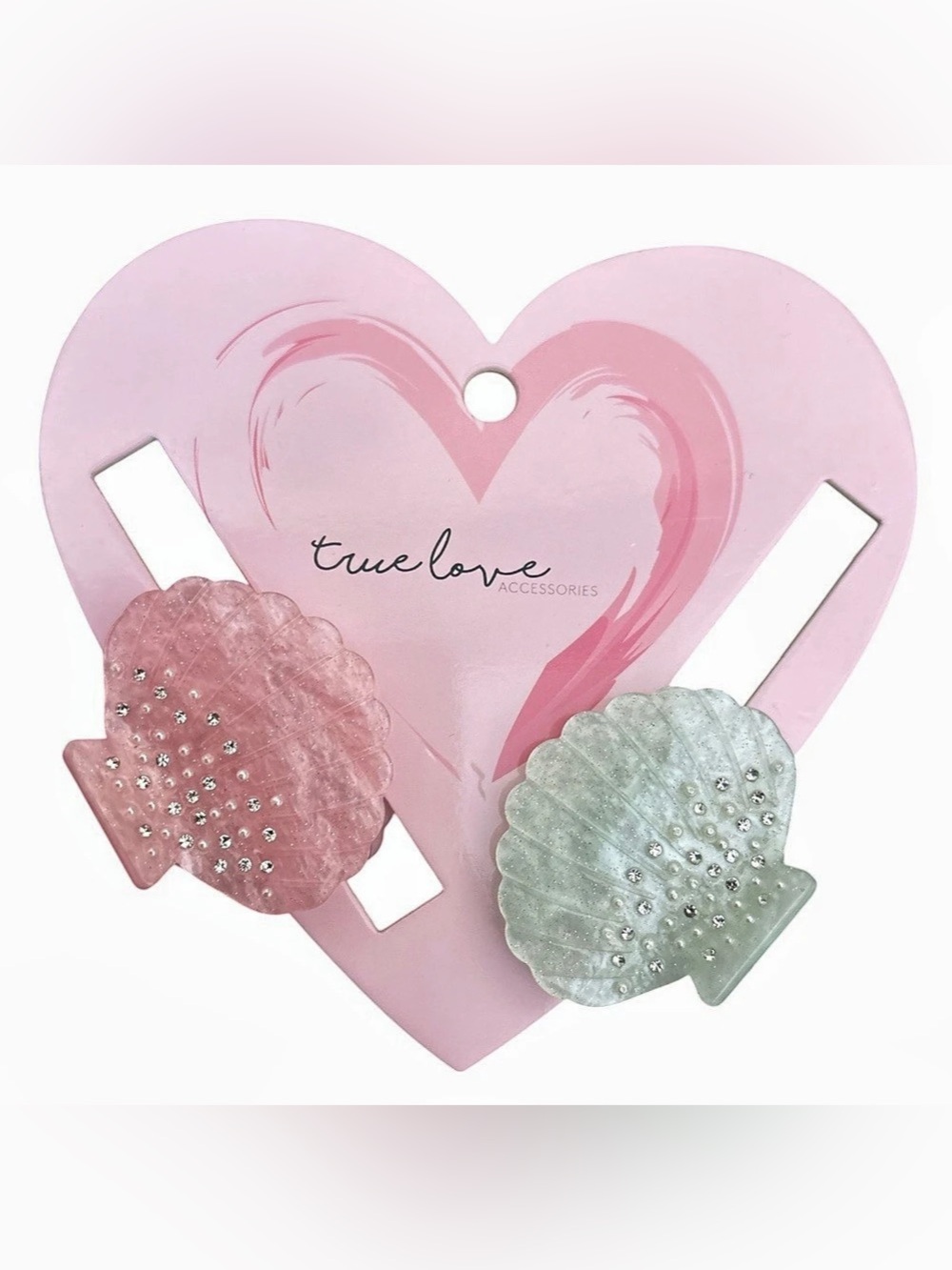 Hair Ribbons & Shell Hair Clips - Picture 2 of 3